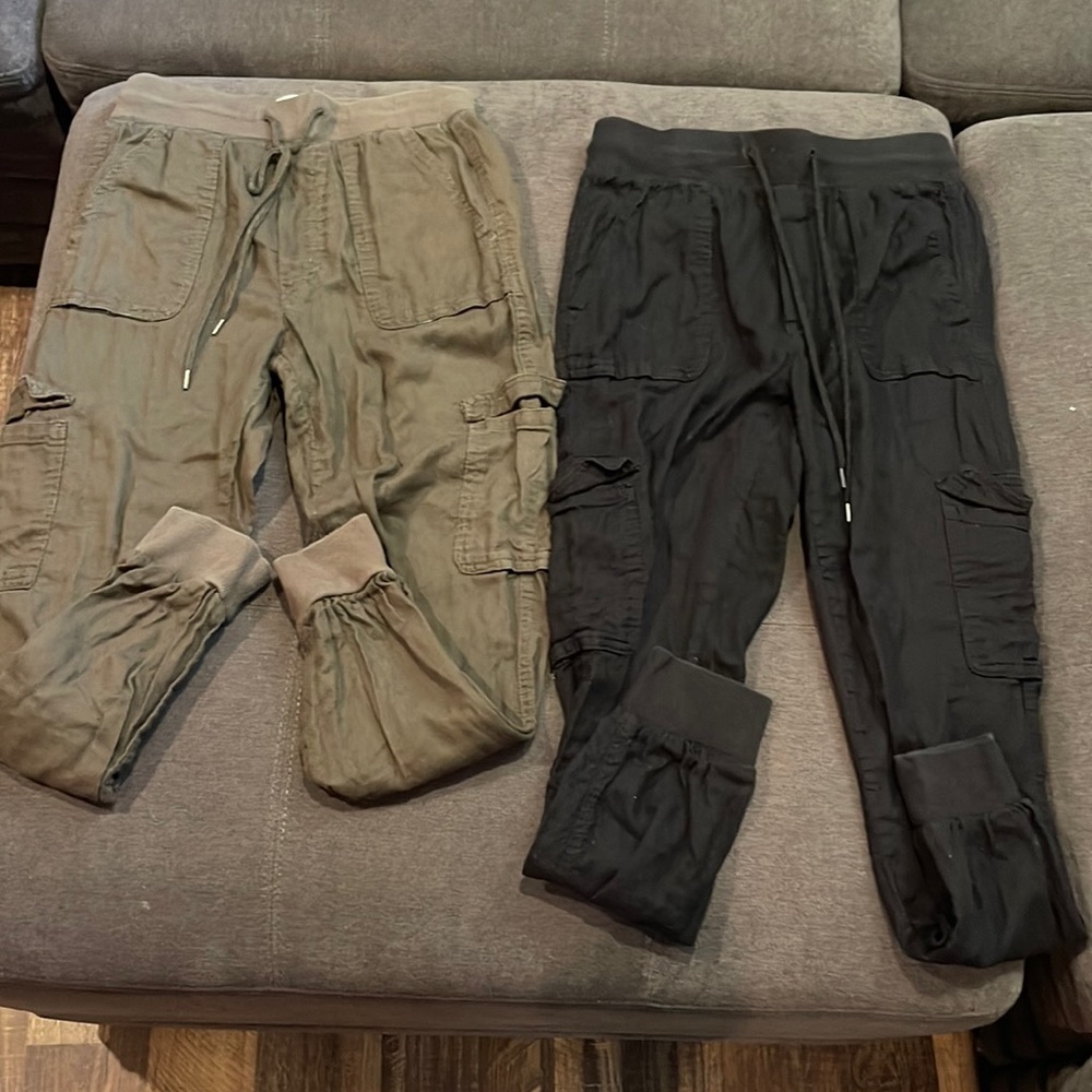 BUNDLE — (2) garage brand cargo joggers size XS